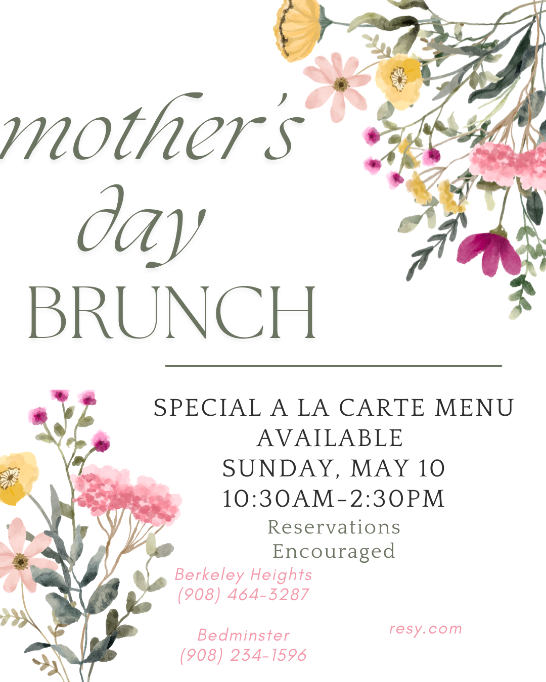 mother's day brunch